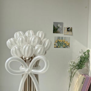 특별한 튤립 풍선꽃다발 웨딩 연주회 학예회, 데이앤데이