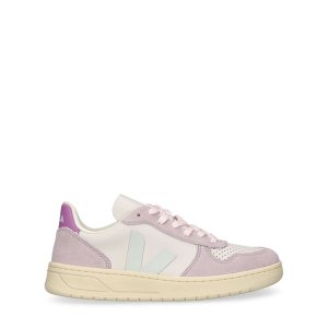 VEJA 가죽 스니커즈 v10 GRAVEL MENTHOL 여성 79ISJ4026