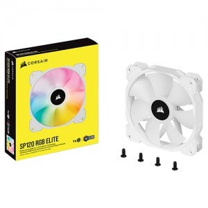 CORSAIR iCUE SP120 RGB ELITE (화이트)