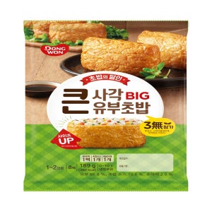 동원 초밥의달인 큰사각유부초밥 189g x 2개