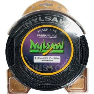 Nylsaw 스피드 프랑스닐쏘 2.65mmX47m 톱날형 예초기날 나이론줄 예초기끈