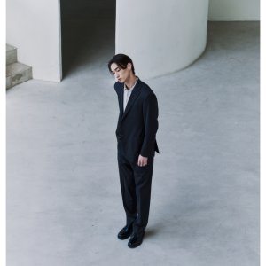 [마에스트로 남성] 네이비 비즈니스 경량 셋업 팬츠 (One Pleated Tapered Fit) MAPA5A902N2