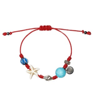 [런디에스] 레드 젬스톤 팔찌 2503