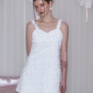 [로제프란츠] Plump Flower Mini Dress [Ivory] 5010232135