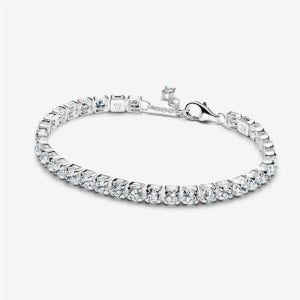 판도라 스파클링 볼드 테니스 팔찌 593539C01