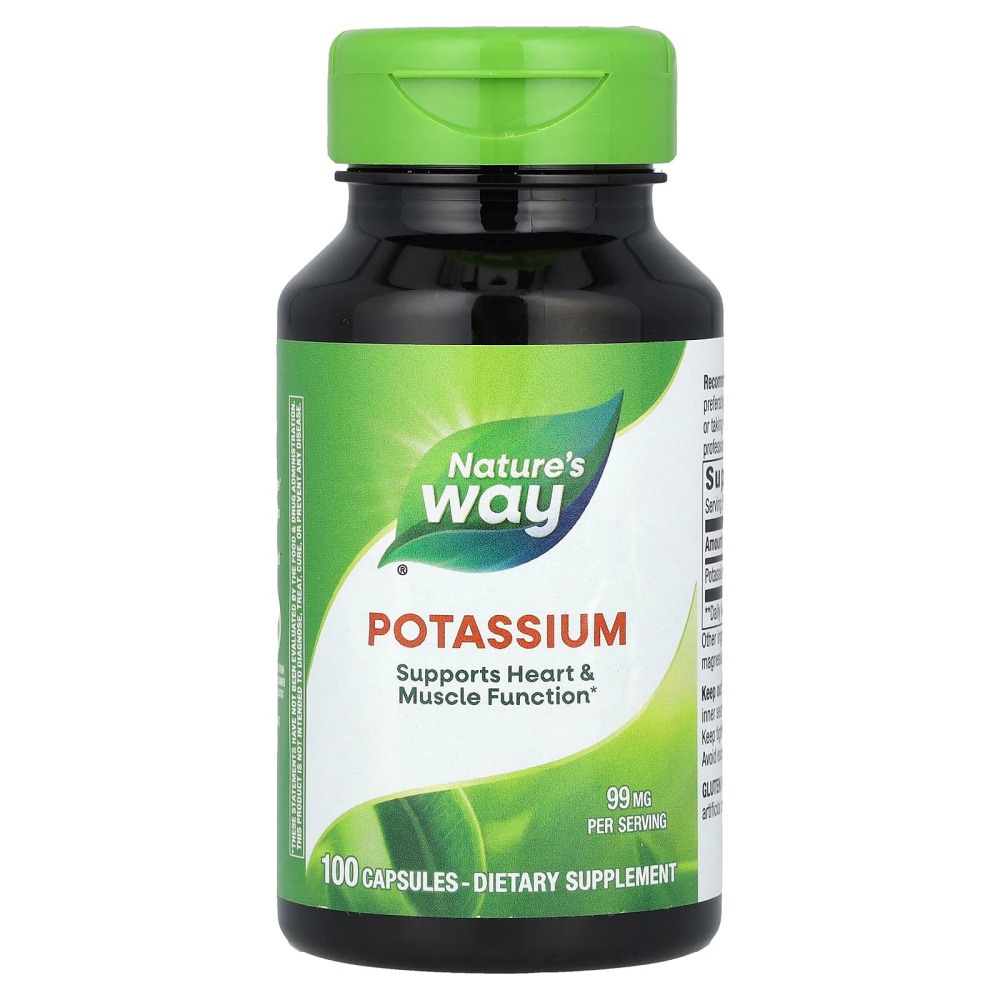 네이처스웨이 Potassium 칼륨 포타슘 99mg 100캡슐  기본  1개  100정