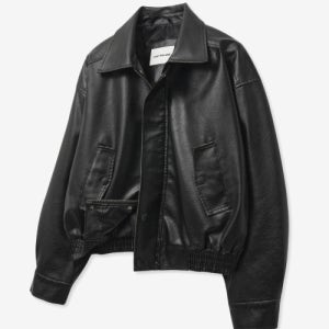 [레이디 볼륨] 9182 빈티지 워싱 레더 자켓 (BLACK) 5009120801