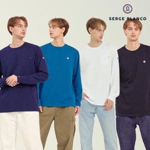 세르즈블랑코 남성용 소로나 긴팔 티셔츠 4종 TV상품