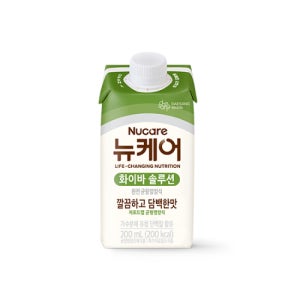 [본사공식몰] 뉴케어 화이바 솔루션 200ml (30팩) 경관영양식 균형 영양식 식사대용 장불편 환자 노인 깔끔하고 단백한맛