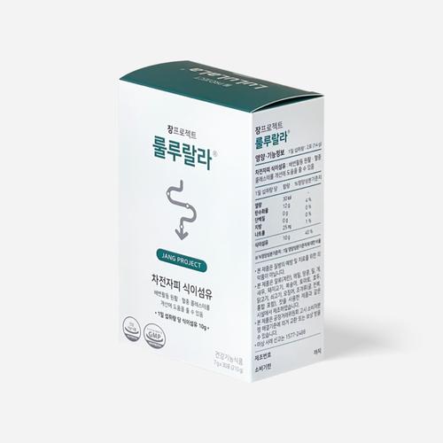 장<b>프로젝트</b> 룰루랄라 차전자피 식이섬유 1박스(30회분) 1포 7g <b>쾌변</b> 배변개선