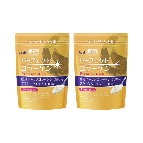 아사히 <b>퍼펙트 콜라겐 프리미엄 리치 228g</b> 2개
