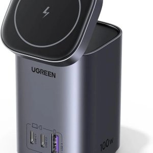 유그린 Nexode 100W 4포트 USB PD 멀티포트 노트북 핸드폰 맥세이프 충전기 스탠드