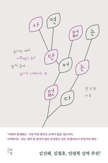 사연 없는 단어는 없다 (읽기만 해도 어휘력이 늘고 말과 글에 깊이가 더해지는 책) 표지