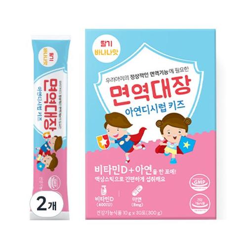 면역대장 <b>아연</b>디시럽 키즈 비타민D <b>아연</b> 30p, 300g, 2개
