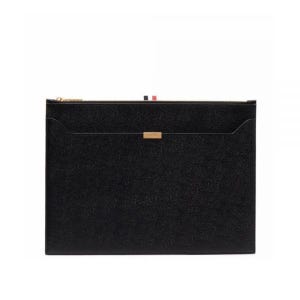 톰브라운 미디엄 지퍼 클러치 UAC005A 00198 001 RWB 탭 더블포켓 미디움 127215011