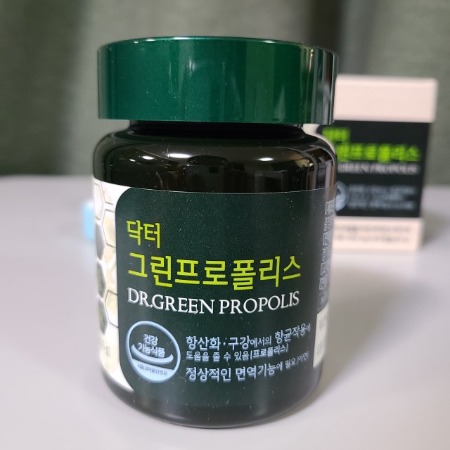 닥터 그린프로폴리스 1병(1개월분) 면역 구강항균 <b>항산화</b>  60정  1개