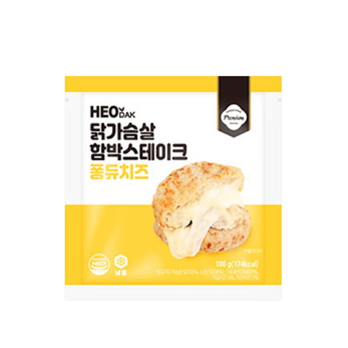 닭가슴살 함박스테이크 퐁듀치즈 제품 이미지