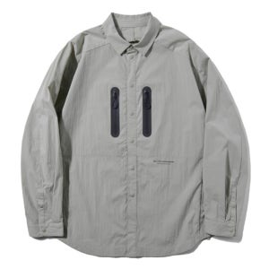 웰터 익스페리먼트 Light Reflection Pocket Shirts_Warm Gray_Wcl007