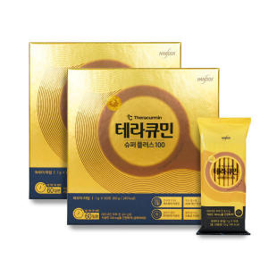 한독 한독 <b>테라큐민</b> 슈퍼플러스 100 60포 2박스 수용성 커큐민 흡수율 좋은 커큐민