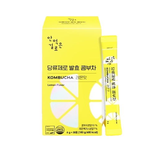 오투바이오 안먹은걸로 당류제로 발효 콤부차 레몬맛