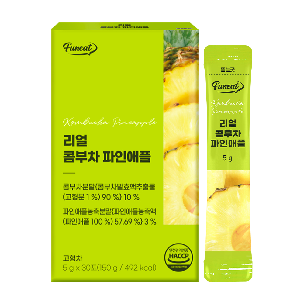 코스팜 퍼니트 리얼 콤부차 파인애플