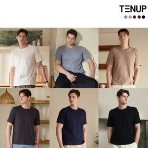 텐업 25SS 남성 퓨어 코튼 100 튜블러 티셔츠 6종