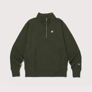 [챔피온] 리버스위브 하프 집업 스웨트셔츠 Normal Khaki CKTS3F308K2