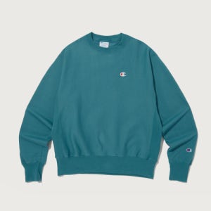 [챔피온] 리버스위브 C로고 스웨트셔츠 Turquoise Blue CKTS3F307T2