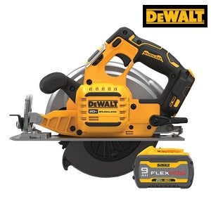 디월트 20V 9.0Ah 185MM 충전 원형톱 키트 (DCS573X1)