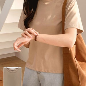 마요 바이오 스판 가을 반팔 티셔츠