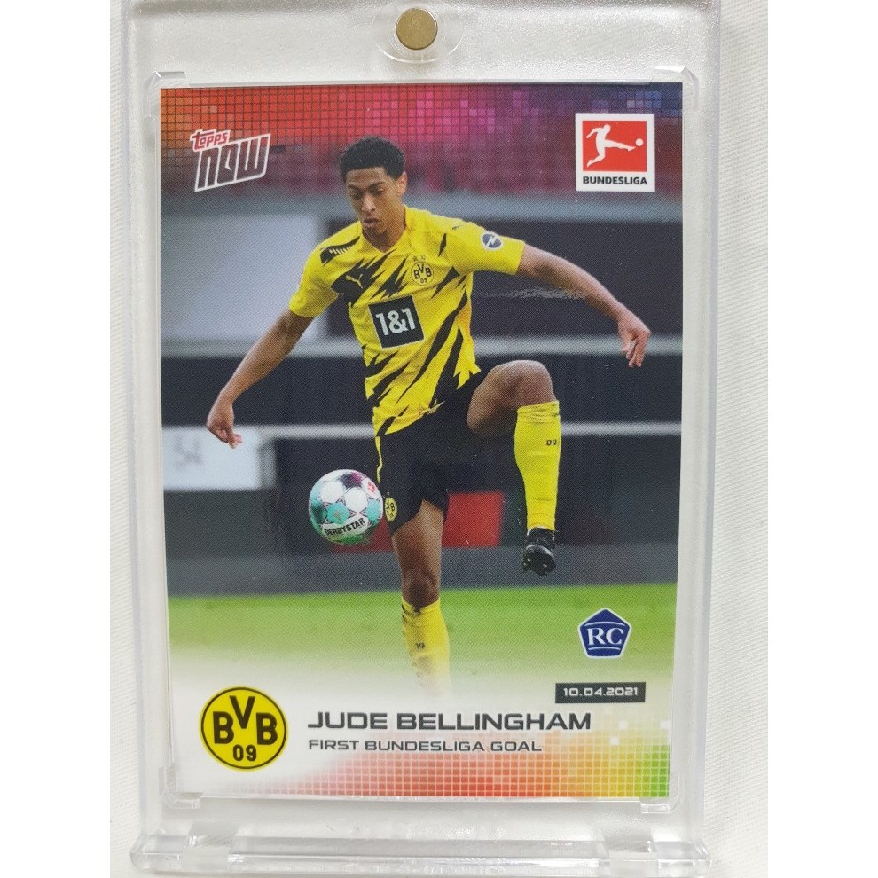 2021 TOPPS NOW 탑스 나우 #165 주드 벨링엄 루키 보루시아 도르트문트 분데스리가 축구 카드  1개