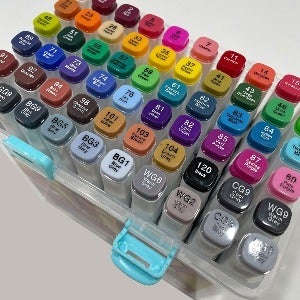 새움마카 60색 + 플라스틱 마카 케이스