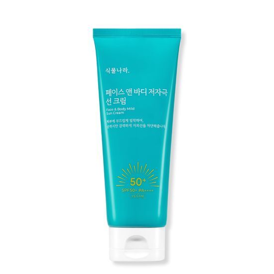 [6월 올영픽/대용량]식물나라 페이스 앤 바디 저자극 선 크림 150ml