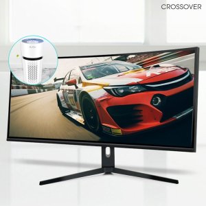 크로스오버 38LD16 NANO IPS Ai 울트라하이퍼 96cm WQHD 커브드 컴퓨터 모니터 무결점 미니공기청정기 증정
