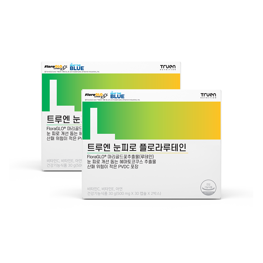 트루엔 <b>눈피로 플로라루테인</b> 60캡슐  2박스  60정