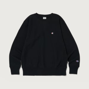 [챔피온] 리버스위브 블루택 루즈핏 스웨트셔츠 Black CKTS4F306BK