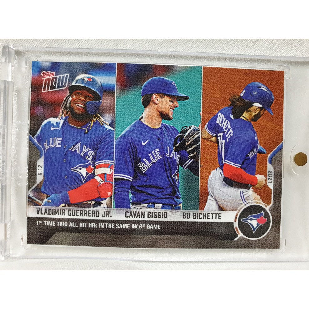 2021 TOPPS NOW 탑스 나우 #345 블라디미르 게레로 주니어 보 비셋 토론토 블루제이스 메이저리그 MLB 야구 카드  1개
