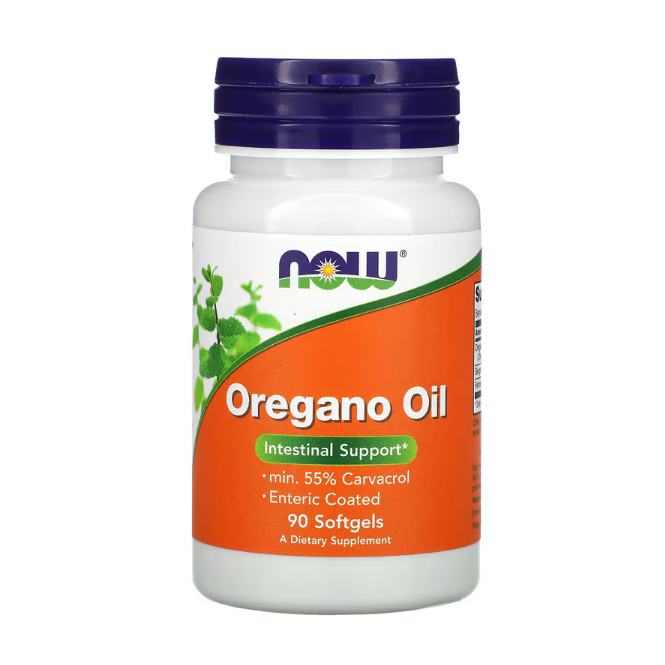 NOW Foods 오레가노 오일 소프트젤 / <b>대장</b> 장 건강 <b>과민성 대장</b>염 허브 보충제  90정  3개