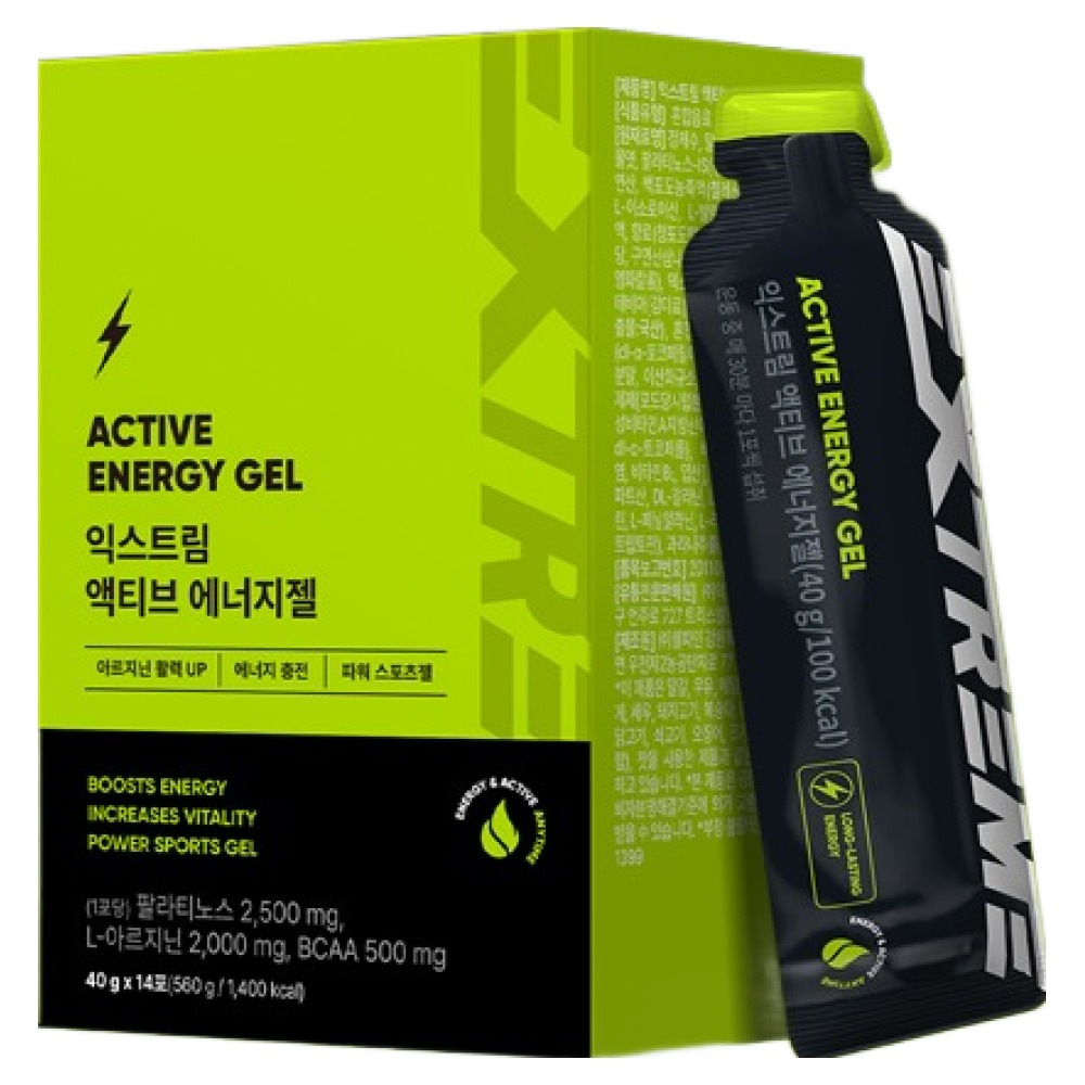 <b>익스트림</b> 액티브 <b>에너지</b>젤 14p  560g  1개