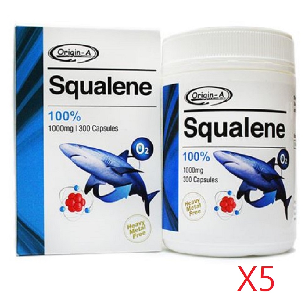 호주 오리진에이 스쿠알렌 Squalene 1000mg  5개  300정
