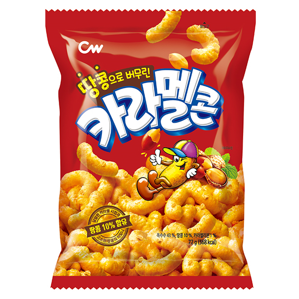 청우씨엔티 청우식품 카라멜콘