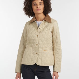 [바버] 여성 베이지 Summer Liddesdale 퀼팅 자켓 URJA5E315CR
