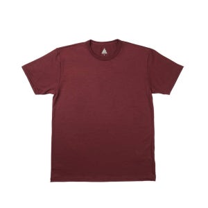 [히어니스],Smooth Wool T-Shirt 2 Deep Red