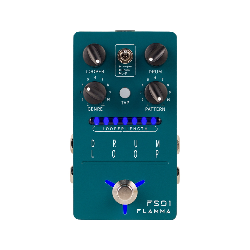 FLAMMA 플라마 FS01 DRUM LOOP 전자기타 이펙터 페달 드럼머신 페이저루퍼