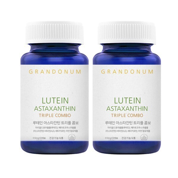 내추럴영 캐나다 루테인 아스타잔틴 지아잔틴 총6개월분 그랑도눔 1+1행사