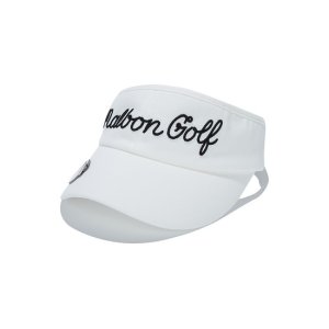 [MALBON GOLF][MALBON GOLF]말본 스크립트 볼마커 바이저 WHITE (WOMAN)(K1736840171763068WH01)
