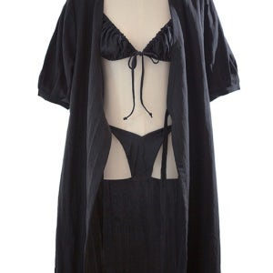 [imClaire]엘본 비치 로브 드레스 블랙(K1737100545421003BK01)