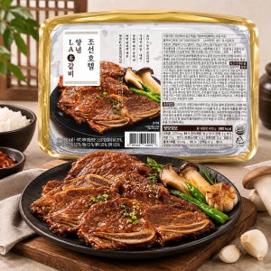 조선호텔 양념 LA갈비 400g 3.2kg 100년전통 조선호텔 비법 엄선된재료 프리미엄 la갈비  8개