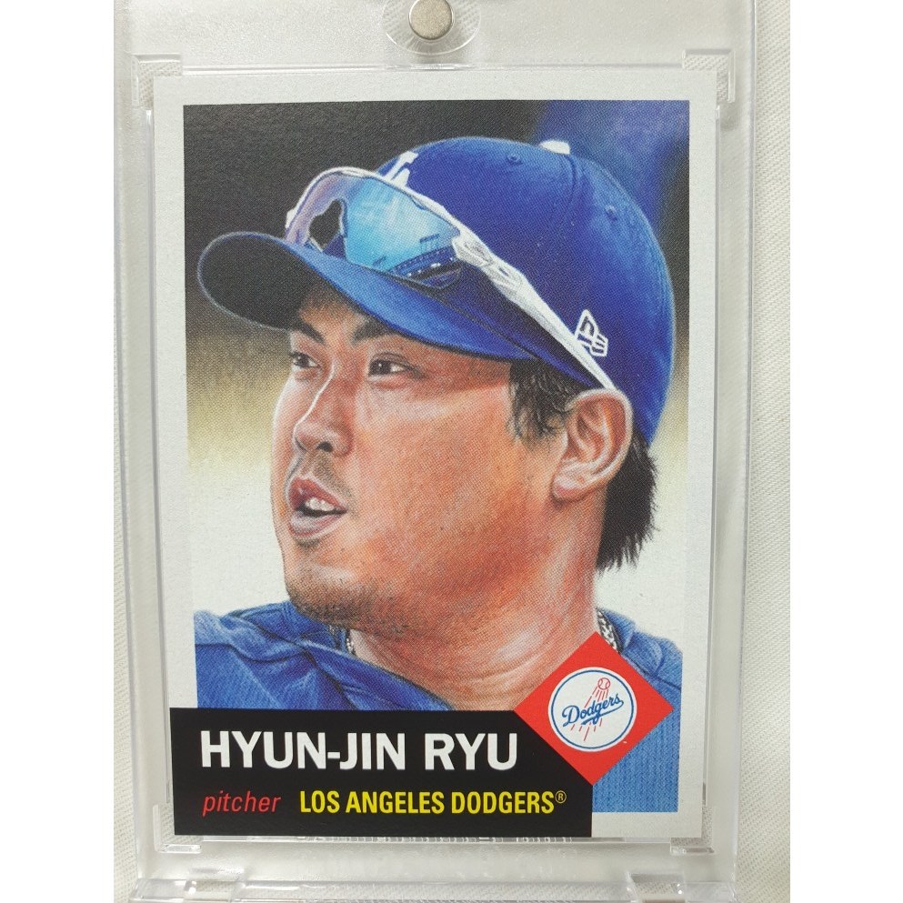류현진 2019 TOPPS LIVING SET 탑스 리빙 세트 LA 다저스 메이저리그 MLB 야구 카드  1개