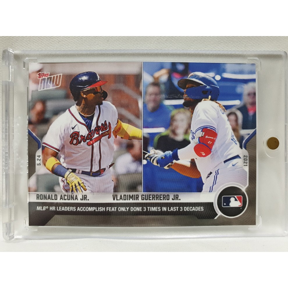 2021 TOPPS NOW 탑스 나우 #267 로날드 아쿠냐 블라디미르 게레로 주니어 메이저리그 MLB 야구 카드  1개